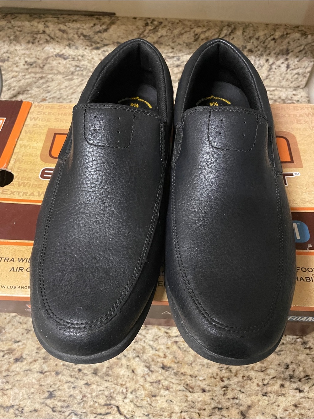 Classic Black Slip-On Leather Loafers for Women